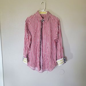 Robert Graham striped button-down shirt